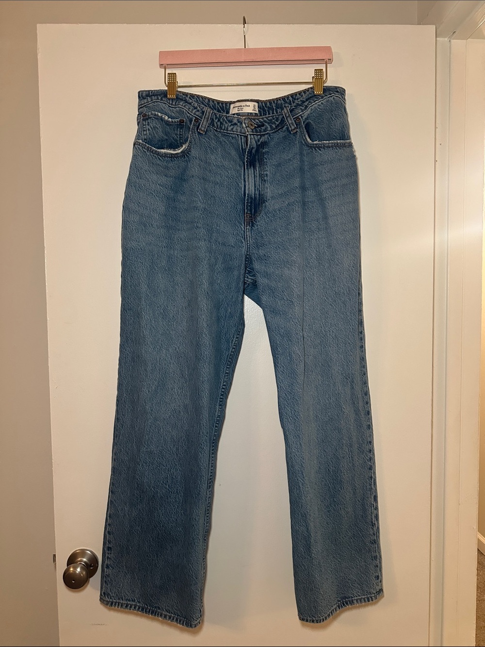 Abercrombie Curve Love Loose High Rise Jeans